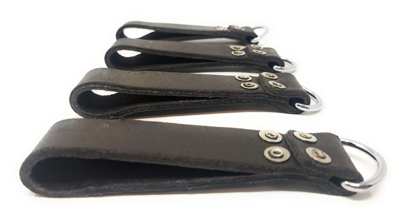 LAUTUS Heavy Duty Leather Tool Belt Strap Connectors Accessories (Suspender Loop Hook Attachment 4-Pack) - Image 4